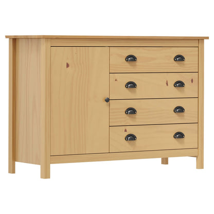 Skänk Trä Hill 120x40x80 cm massiv furu