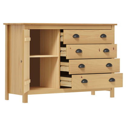 Skänk Trä Hill 120x40x80 cm massiv furu