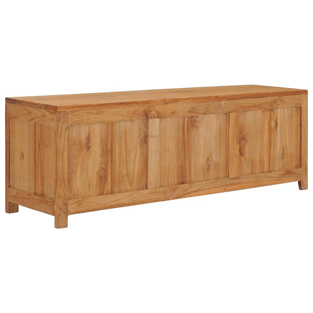 TV-bänk 115x30x40 cm massiv teak