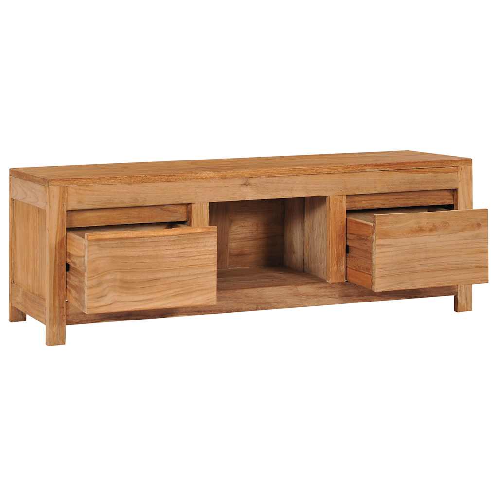 TV-Möbel Trä TV-Bänk 100x30x35 cm massiv teak