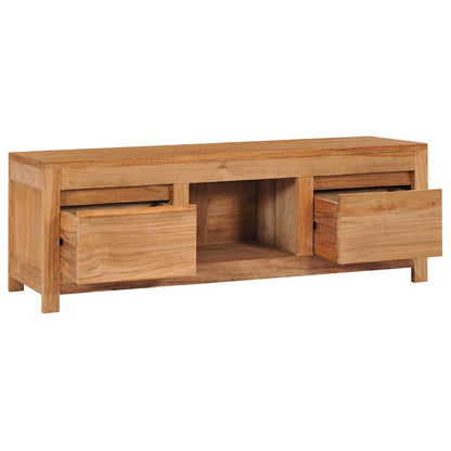 TV-Möbel Trä TV-Bänk 100x30x35 cm massiv teak