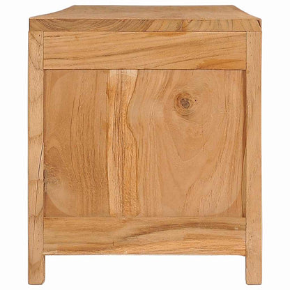 TV-Möbel Trä TV-Bänk 135x30x35 cm massiv teak