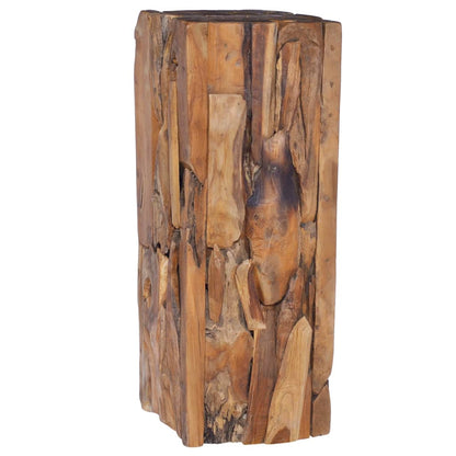 Sidobord 30x30x80 cm massiv teak