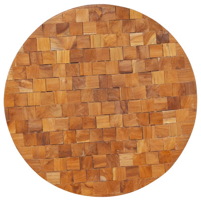 Soffbord Trä 60x60x35 cm massivt teakträ