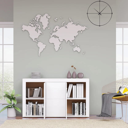 Skänk Högglans Vit 120x36x69 cm