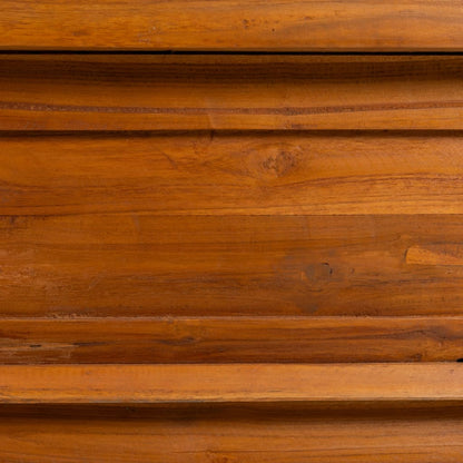 TV-bänk 110x35x40 cm massiv teak