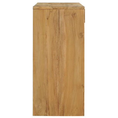 Avlastningsbord Konsollbord Trä 100x35x75 cm massiv teak