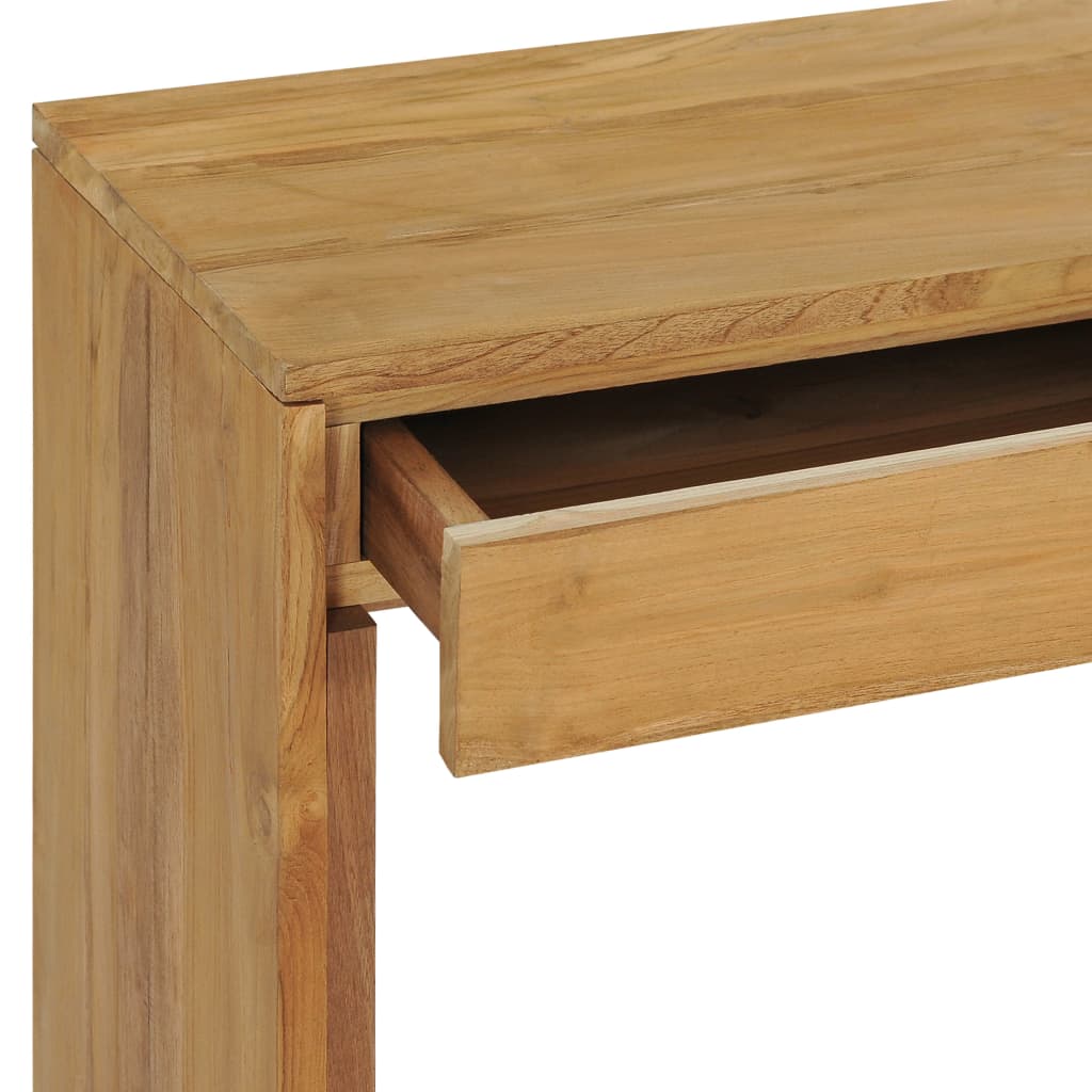 Avlastningsbord Konsollbord Trä 100x35x75 cm massiv teak