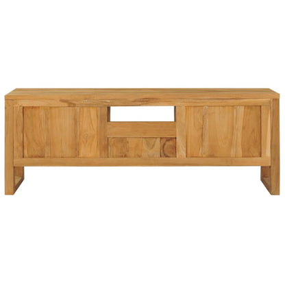 TV-bänk 120x32x45 cm massiv teak