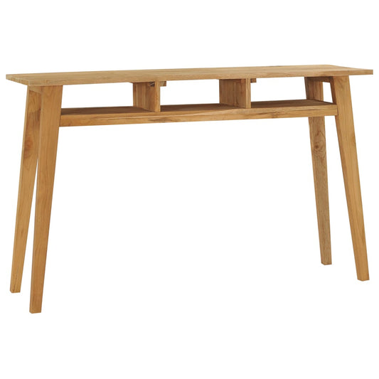 Avlastningsbord Konsollbord Trä 120x35x75 cm massiv teak