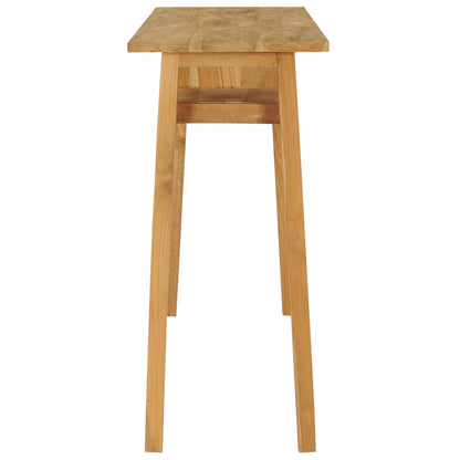 Avlastningsbord Konsollbord Trä 120x35x75 cm massiv teak
