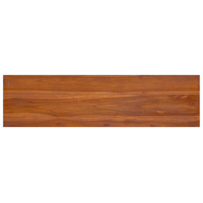 TV-bänk 112x30x37 cm massiv teak