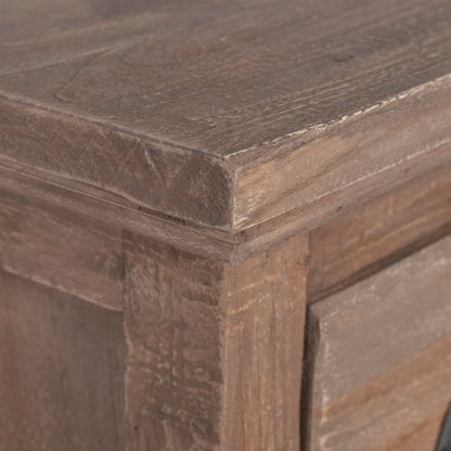 Skänk Trä med 3 lådor 60x30x75 cm massiv teak