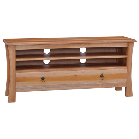 TV-bänk 100x30x45 cm massiv mahogny