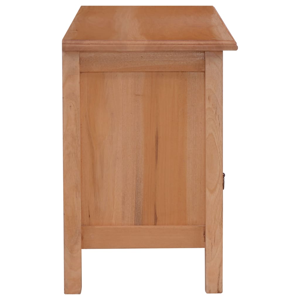 TV-bänk 100x30x45 cm massiv mahogny
