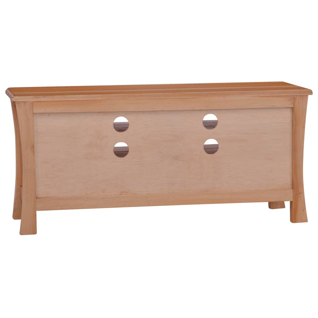 TV-bänk 100x30x45 cm massiv mahogny