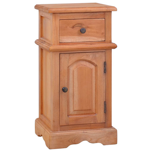 Sängbord massiv mahogny