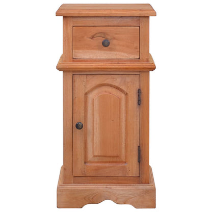 Sängbord massiv mahogny