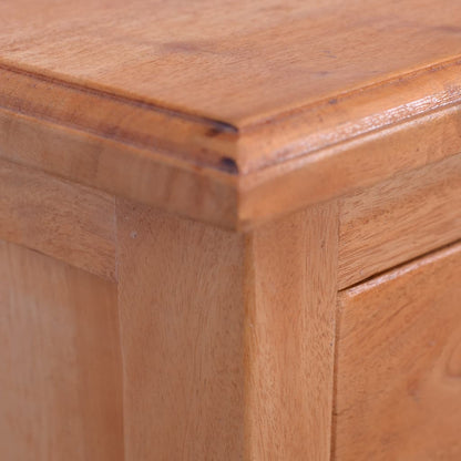 Sängbord massiv mahogny