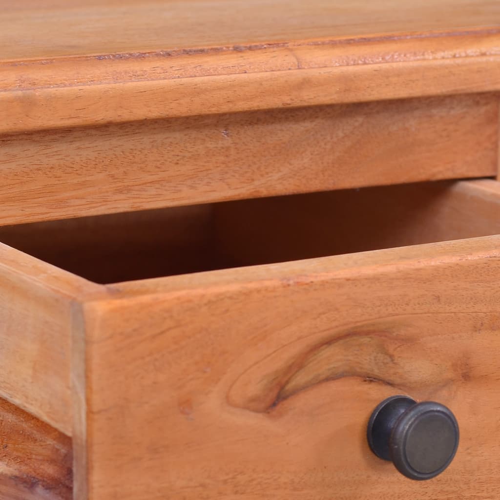 Sängbord massiv mahogny