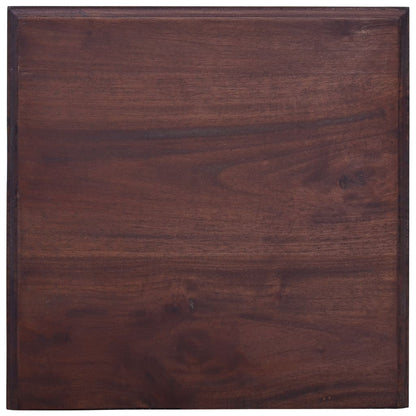 Sängbord klassisk brun massiv mahogny