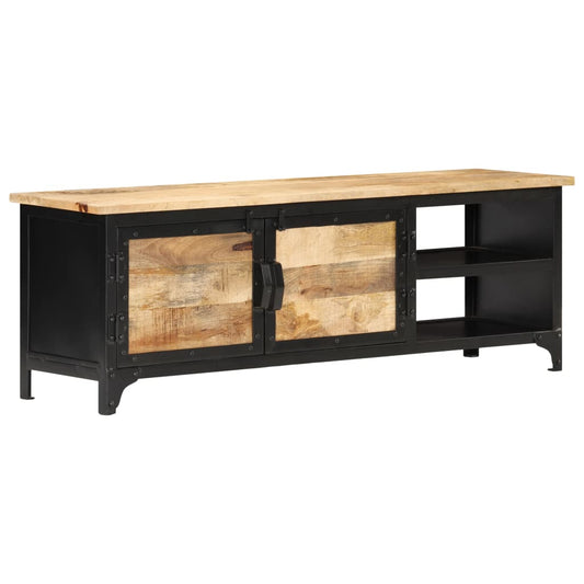 Tv-bänk 120x30x40 cm massivt mangoträ