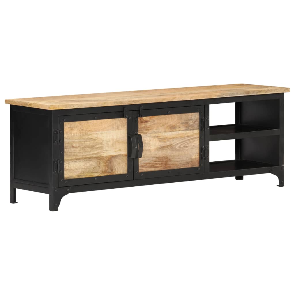 Tv-bänk 120x30x40 cm massivt mangoträ