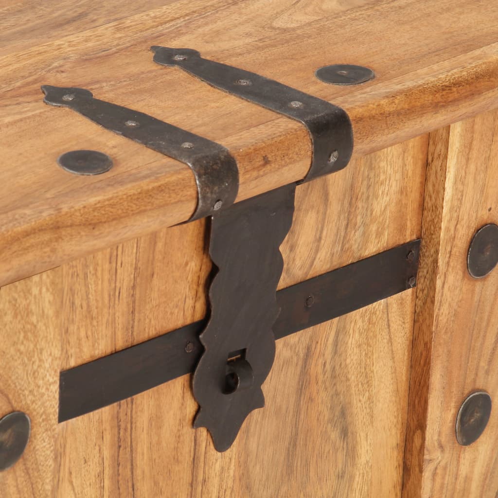 Förvaringskista 90x40x40 cm massivt akaciaträ