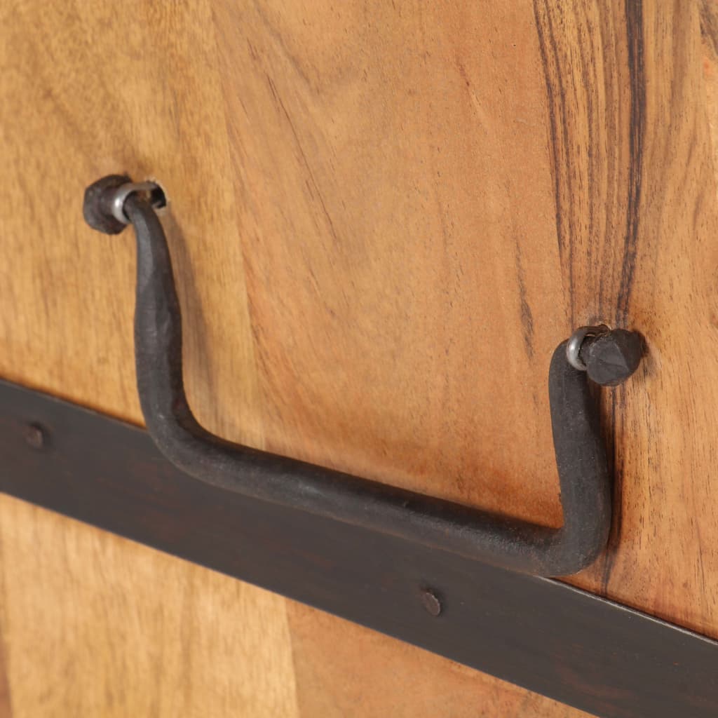 Förvaringskista 90x40x40 cm massivt akaciaträ