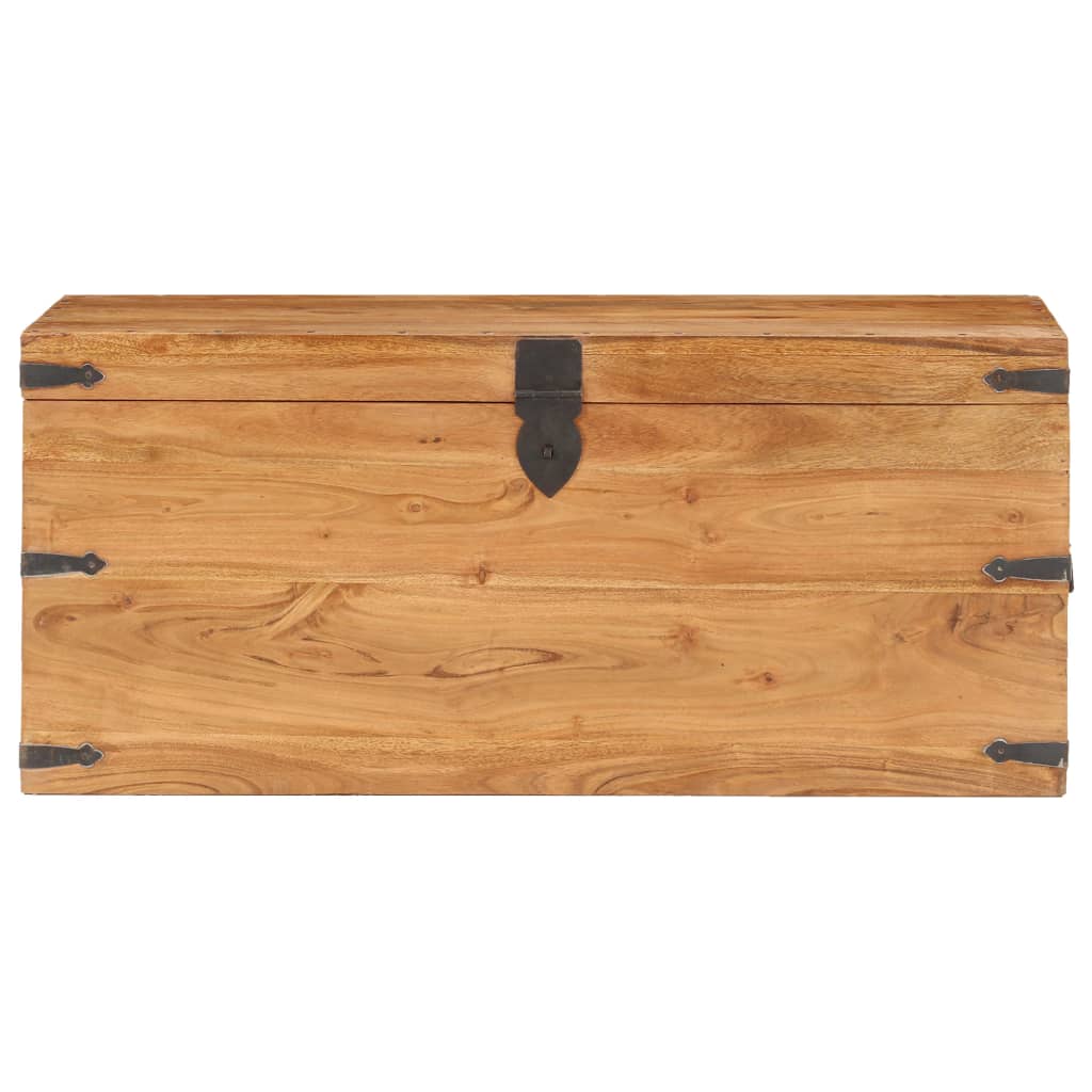 Förvaringskista 90x40x40 cm massivt akaciaträ