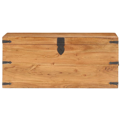 Förvaringskista 90x40x40 cm massivt akaciaträ