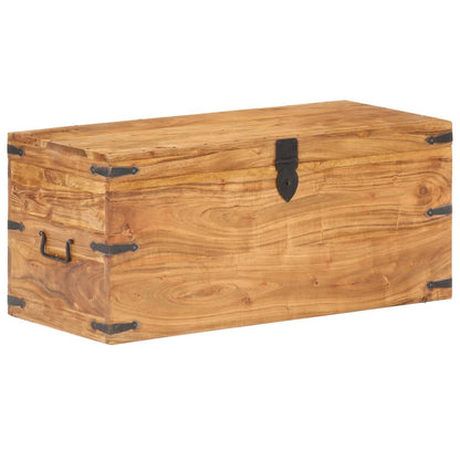 Förvaringskista 90x40x40 cm massivt akaciaträ