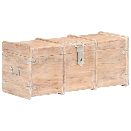 Förvaringskista 90x40x40 cm massivt akaciaträ