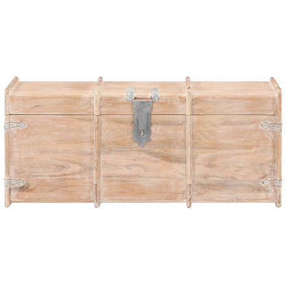 Förvaringskista 90x40x40 cm massivt akaciaträ