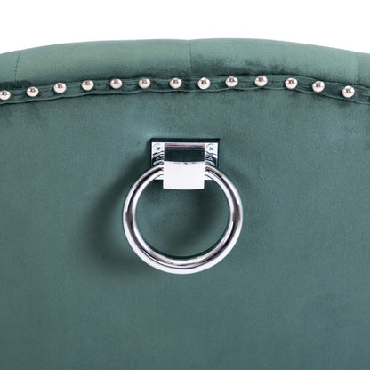 Matstol Mörkgrön sammet