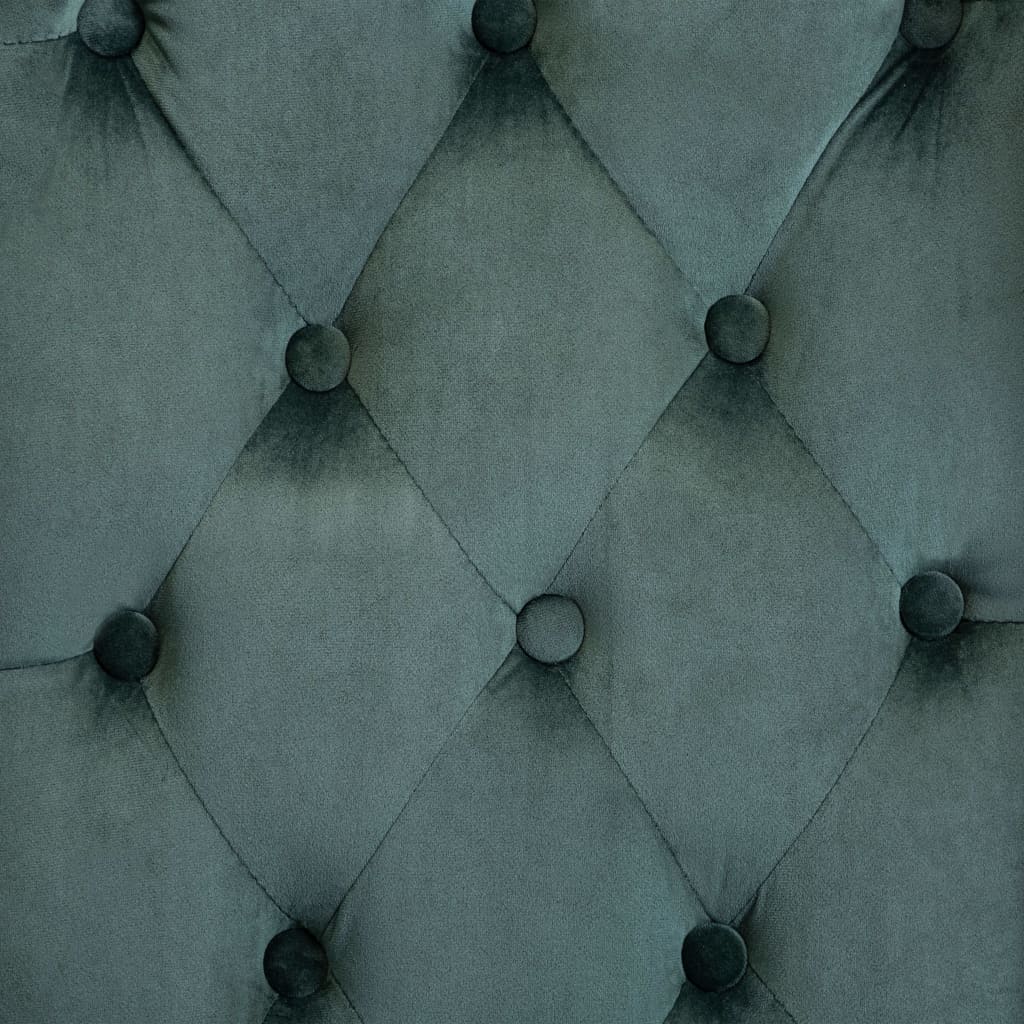 Matstol Mörkgrön sammet