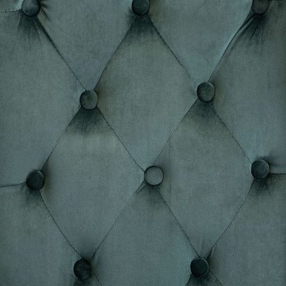 Matstol Mörkgrön sammet