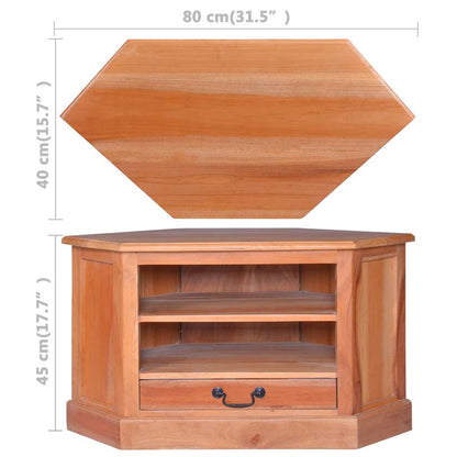 TV-Möbel Trä Hörnbänk TV-Bänk 80 x 40 x 45 cm