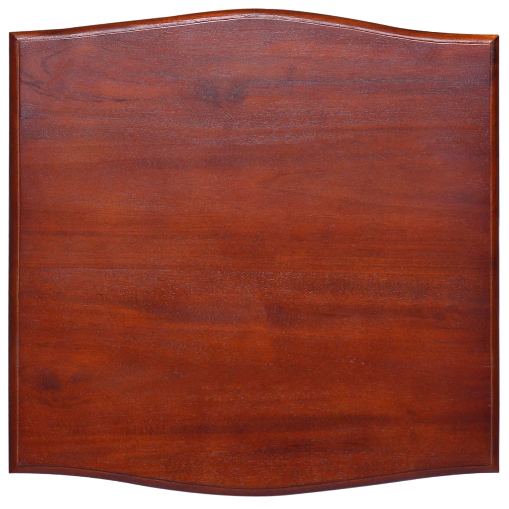 Sängbord klassisk brun massiv mahogny