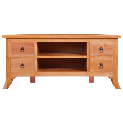 TV-bänk 100x40x45 cm massiv mahogny