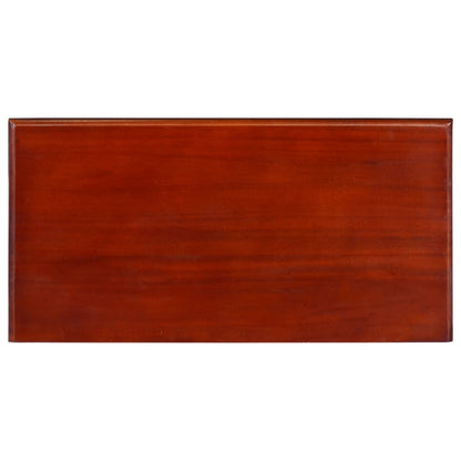 Avlastningsbord klassisk brun 60x30x75 cm massiv mahogny
