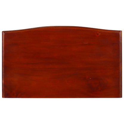 Avlastningsbord Konsollbord Trä klassisk Brun 50x30x75 cm massiv mahogny
