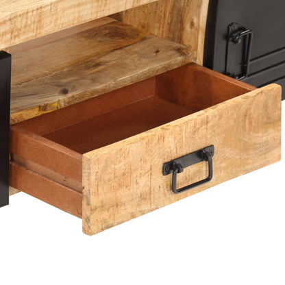 TV-Möbel Trä TV-Bänk 140x30x40 cm grovt mangoträ