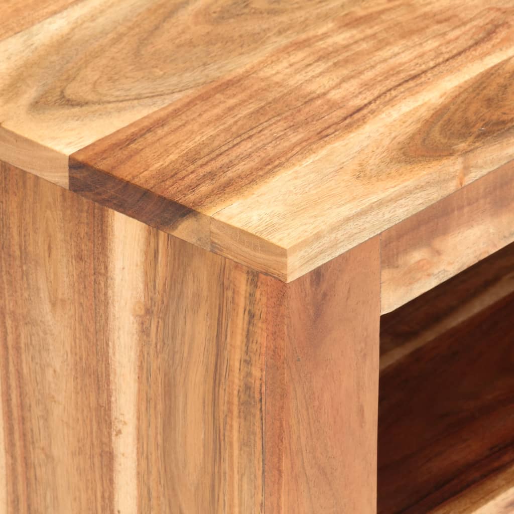 TV-Möbel Trä TV-Bänk 90x30x40 cm massivt akaciaträ