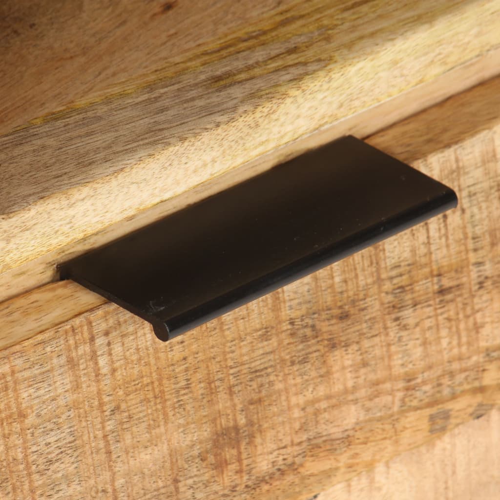 Sängbord 40x30x50 cm massivt grovt mangoträ