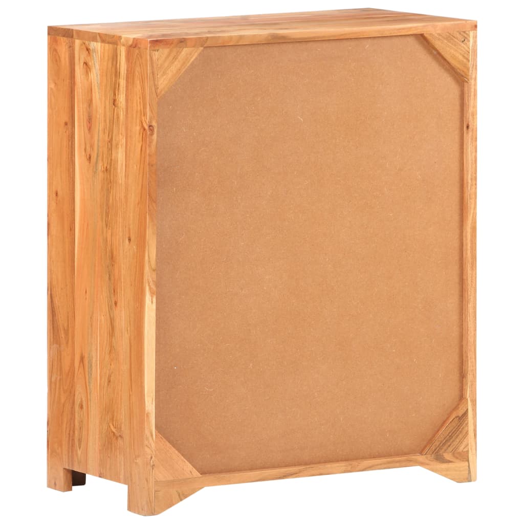 Skänk Trä 59x33x75 cm massivt akaciaträ