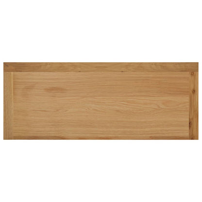 Vinställ Vinskåp för 11 flaskor 80x32x80 cm massiv ek