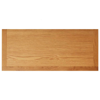 Vinställ Vinskåp 80x32x80 cm massiv ek