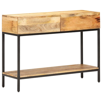 Avlastningsbord Konsollbord Trä 100x35x76 cm massivt mangoträ