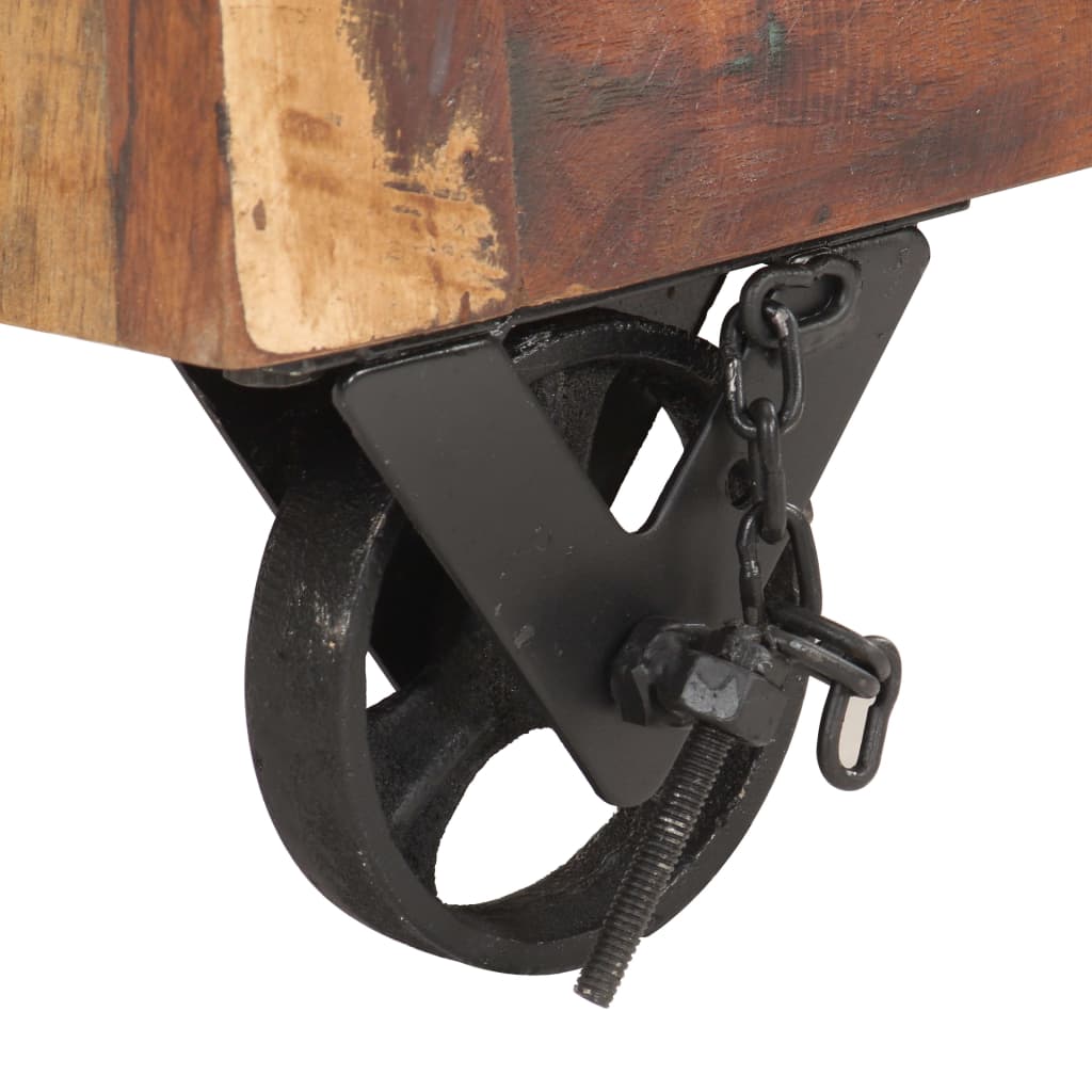 Skänk Trä 80x30x70 cm massivt återvunnet trä